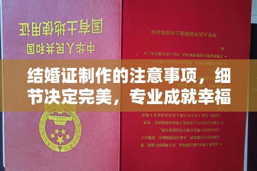 兴隆台结婚证制作的注意事项，细节决定完美，专业成就幸福